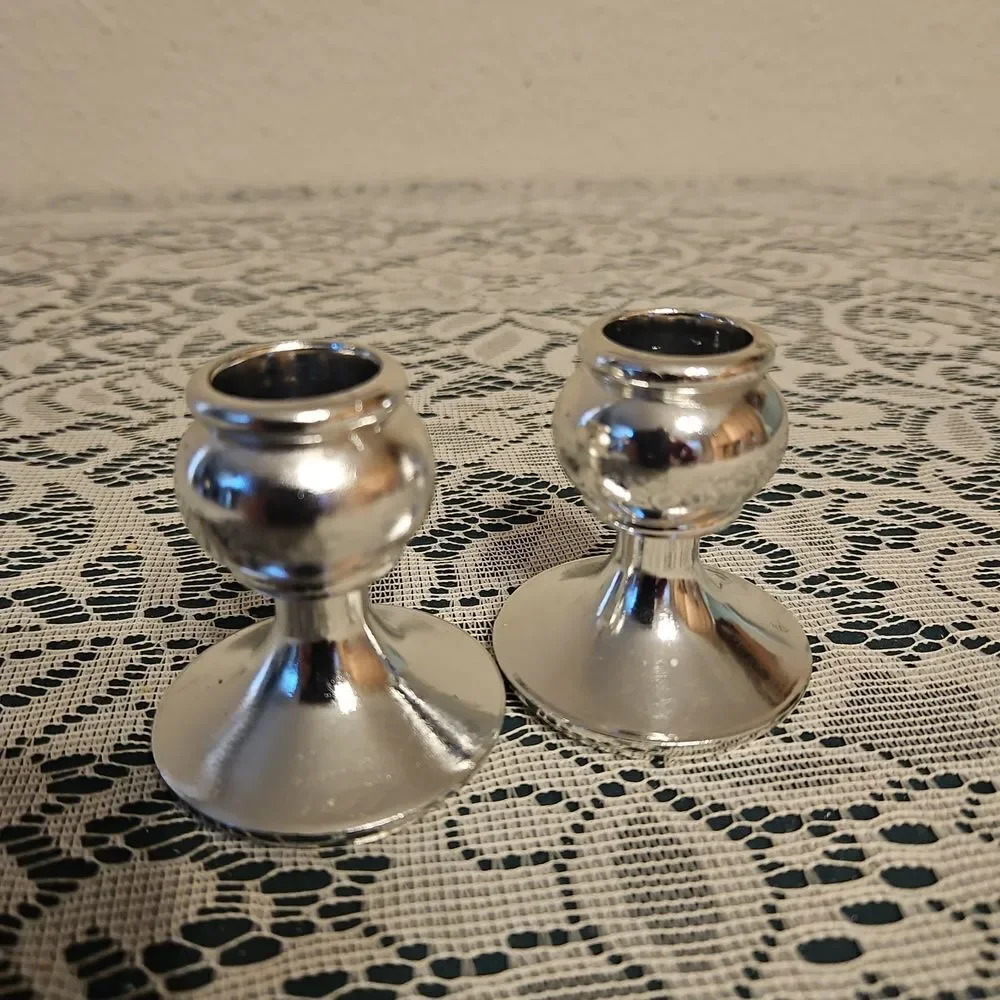 Lenox Pewter Candlestick Holders